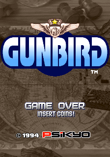 Gunbird (World) Title Screen